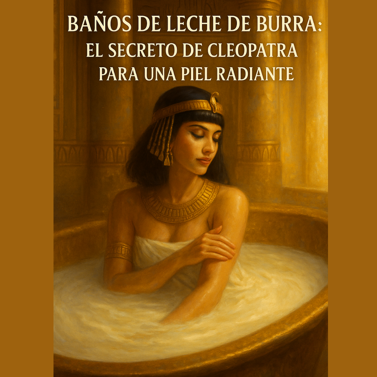 Cleopatra y el secreto eterno: baños de leche de burra para una piel radiante
