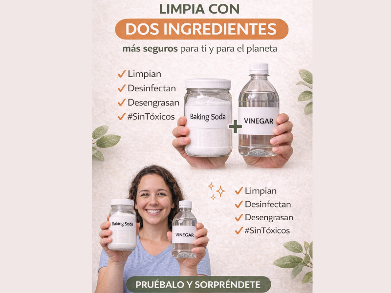 info de bicarbonato y vinagre