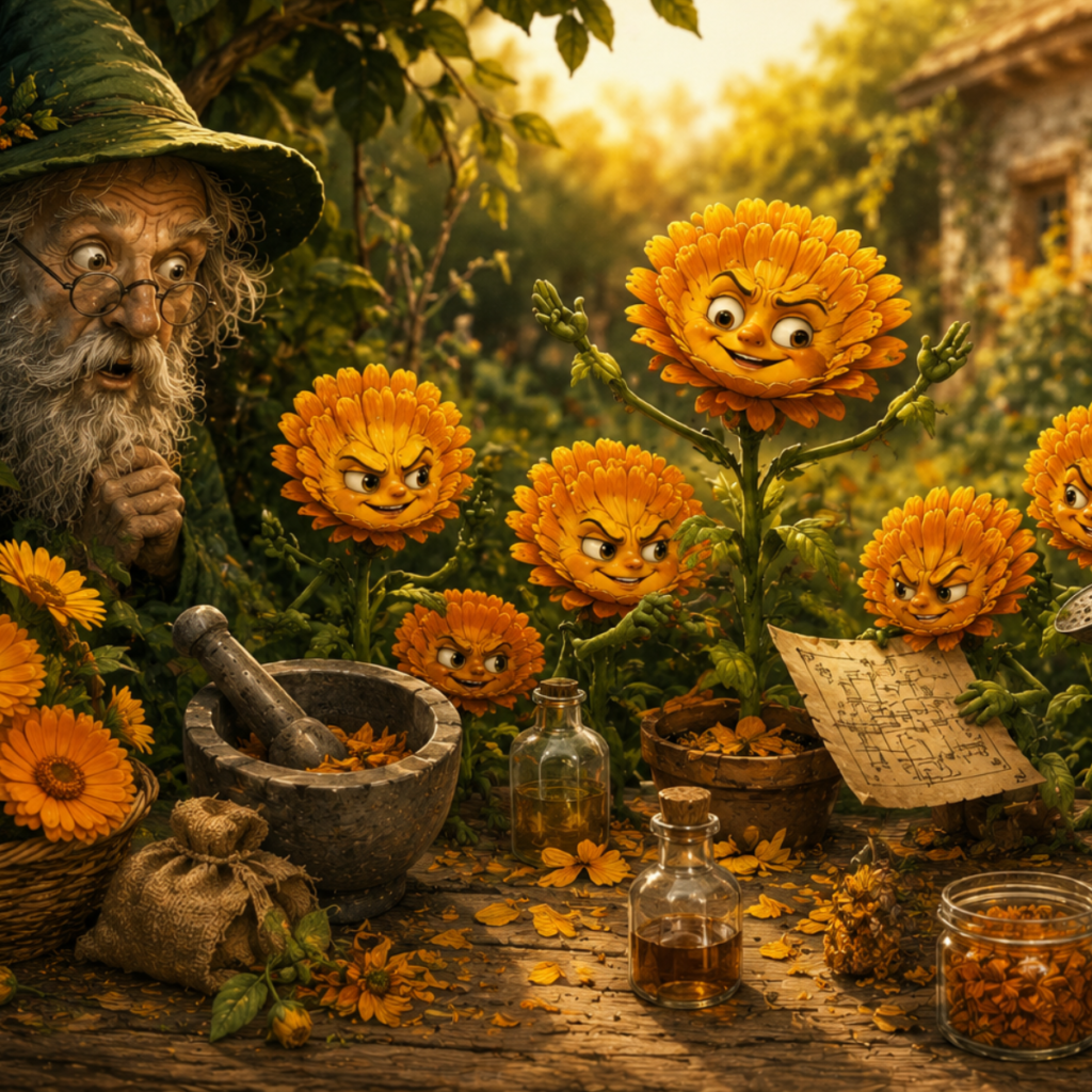 The Conspiracy of the Marigolds la conspiración de las caléndulas