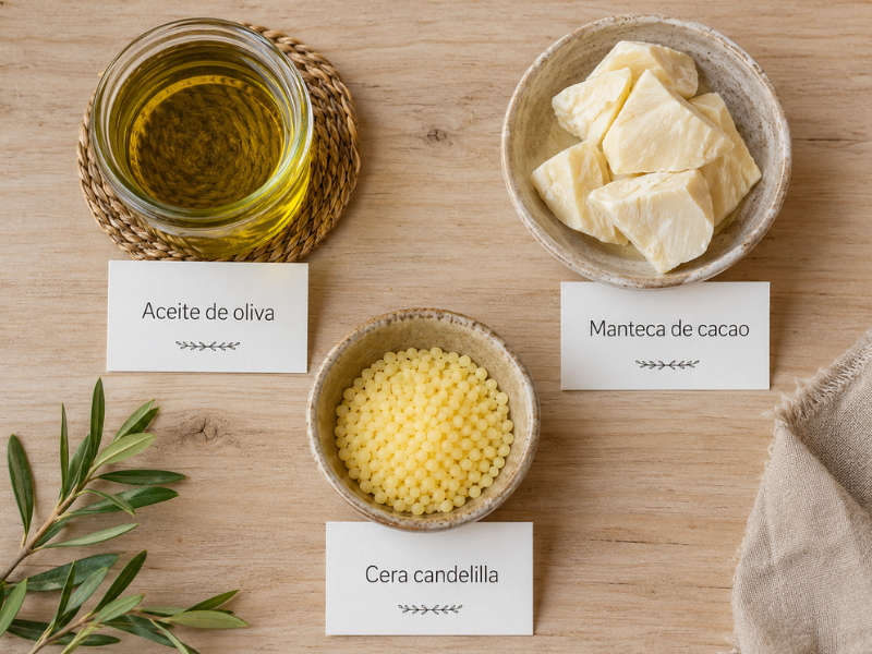 vegan lip balm balsamo labial vegano d ingredientes
