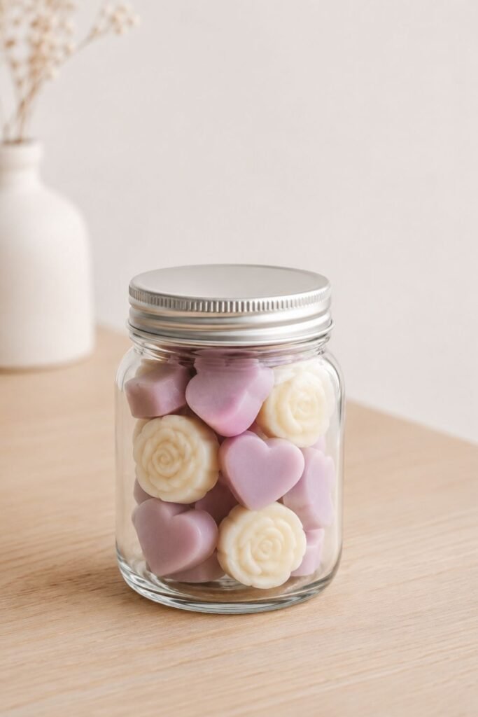 ceras aromáticas wax melts(6) ceras en bote de cristal