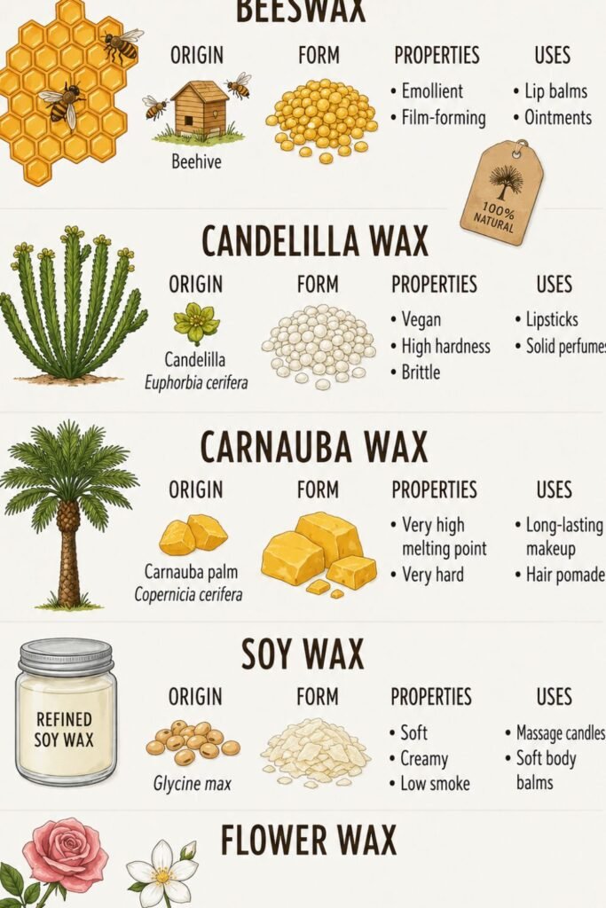 cosmetic waxes