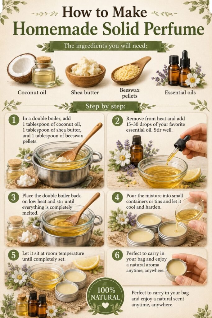 homemade solid perfume homemade solid perfume