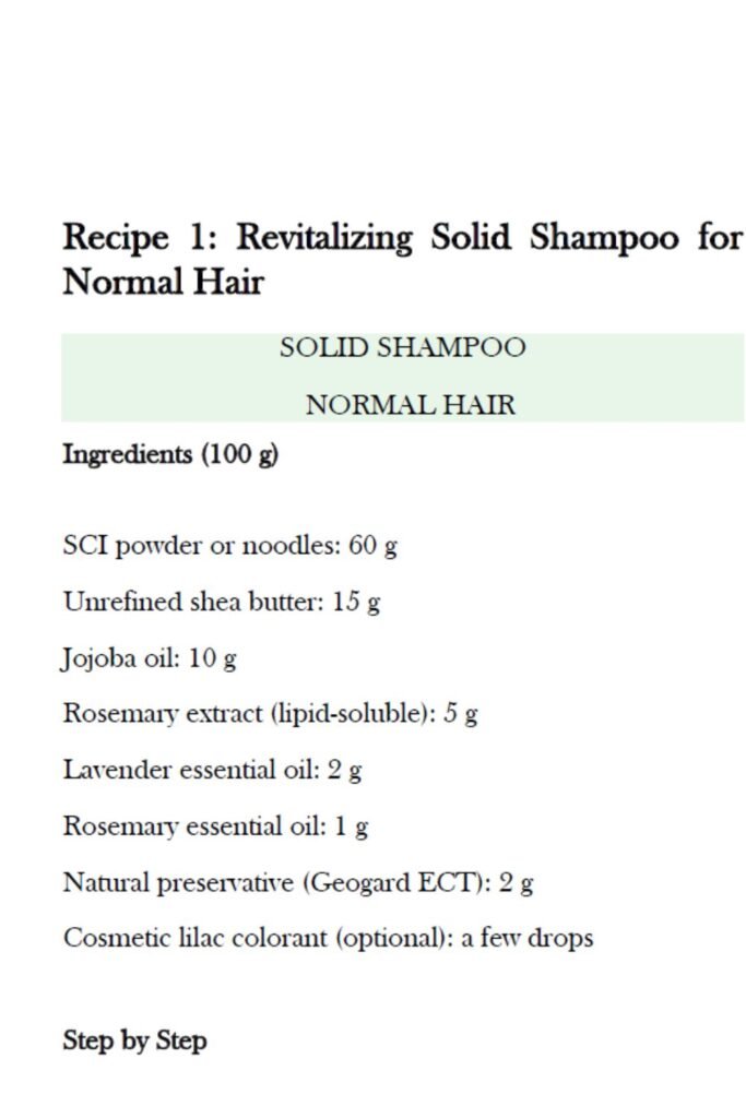 solid hair care
