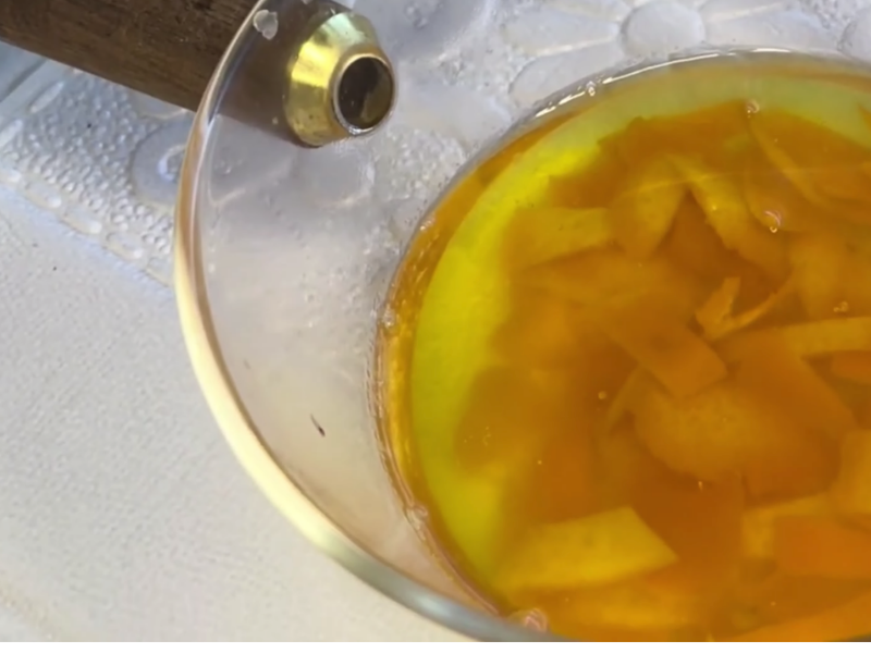infusión de piel de naranja